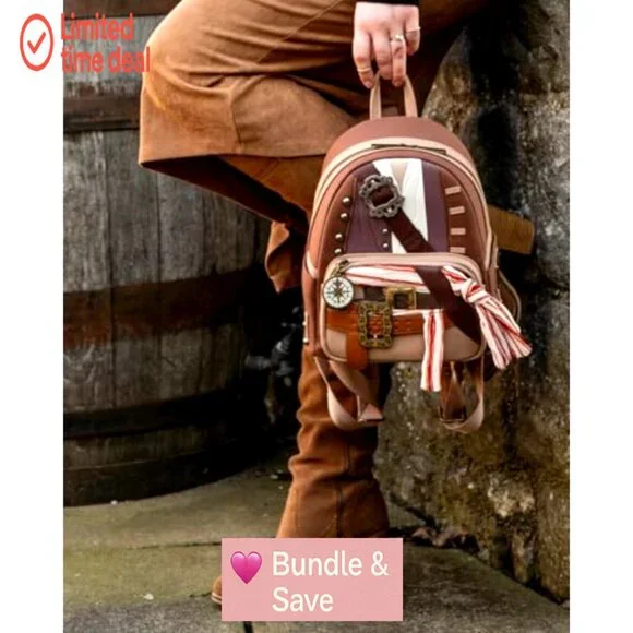 Double Strap Shoulder Bag with Zipper Pocket, Adjustable Straps